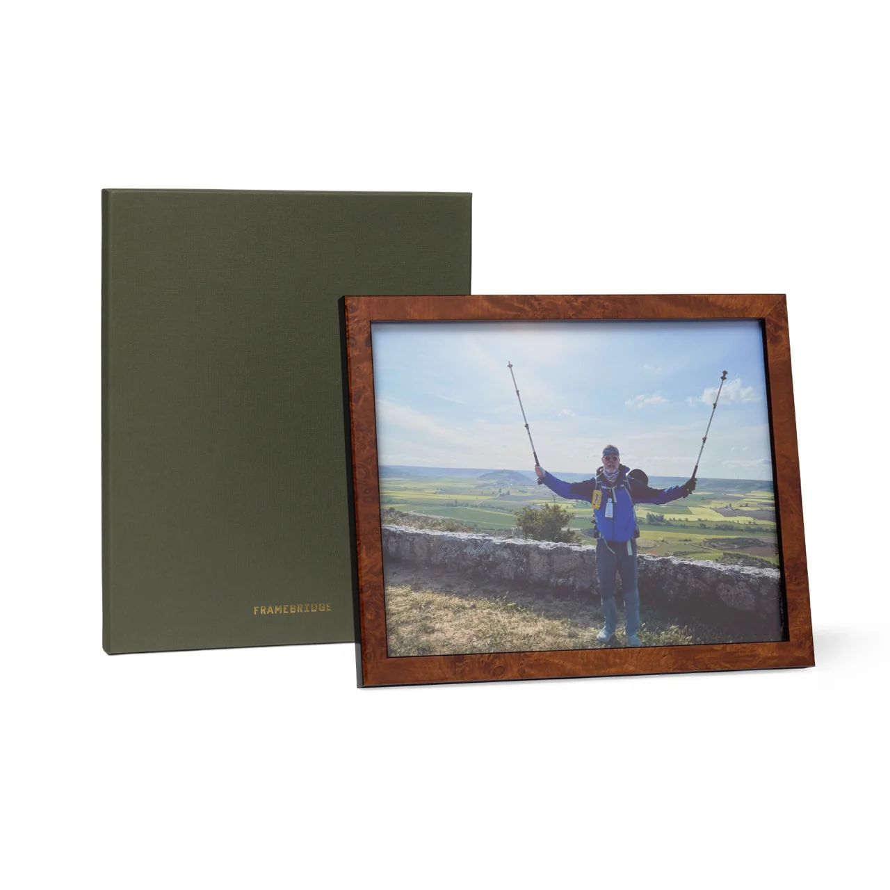 Burl Wood Frame: 9x11 - Image 4